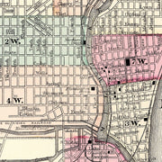 old Milwaukee map