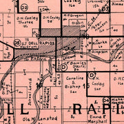 old Dell Rapids map