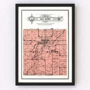 Dell Rapids Township Vintage Map 1913