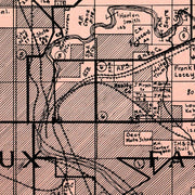 old Sioux Falls map