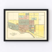 Vermillion Vintage Map 1894