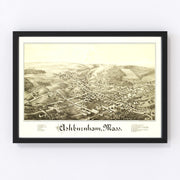 Ashburnham Vintage Map 1886