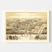 map of Alma