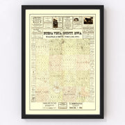 Buena Vista County Vintage Map 1901