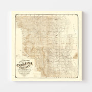 map of Colusa County