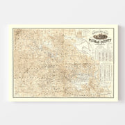 map of Plumas County