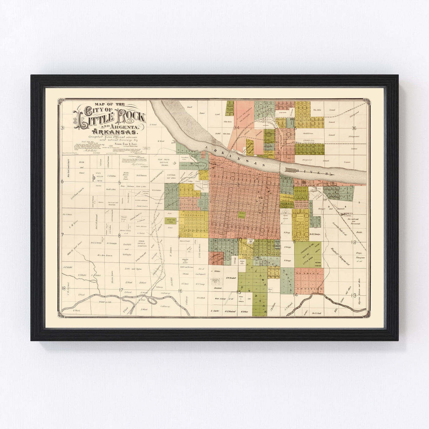 map of Little Rock