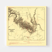 map of Grand Canyon