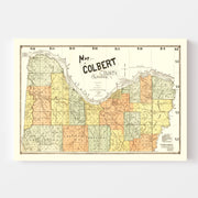 map of Colbert Count