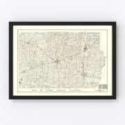 Perry County Vintage Map 1908