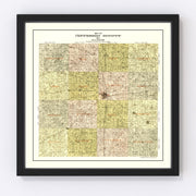 Jefferson County Vintage Map 1900