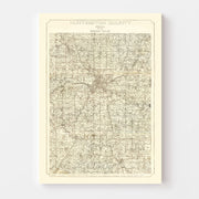 map of Huntington Co