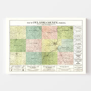 map of Pulaski Count