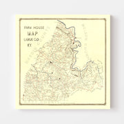 map of Larue County