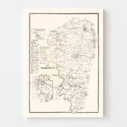 map of Woodford Coun
