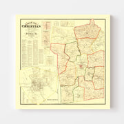 map of Christian Cou