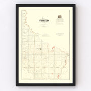 Avoyelles Parish Vintage Map 1860