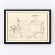 Montgomery County Vintage Map 1862