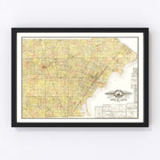 Monroe County Vintage Map 1901