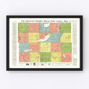 Pope County Vintage Map 1901