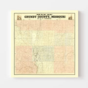 map of Gundy County