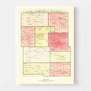 map of Webster Count