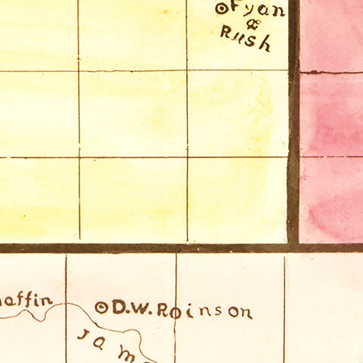 Restored historic details from the 1877 county map of Webster County, Missouri