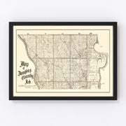 Douglas County Vintage Map 1900