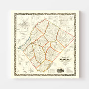 map of Sussex County