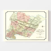 map of Essex County