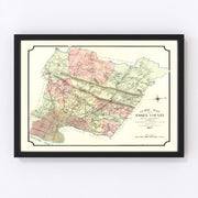 Essex County Vintage Map 1877