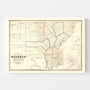 map of Warren County