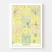 map of Preble County