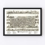 Westborough Vintage Map 1888