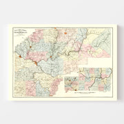 map of Venango Count