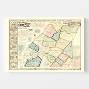 map of Somerset Coun
