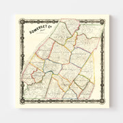 map of Somerset Coun