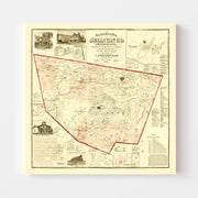 map of Sullivan Coun