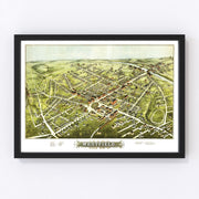 Westfield Vintage Map 1875
