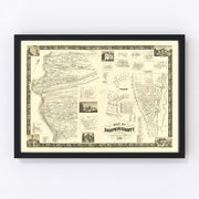 Dauphin County Vintage Map 1858