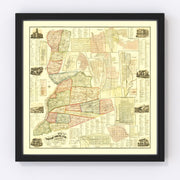 Northumberland County Vintage Map 1874
