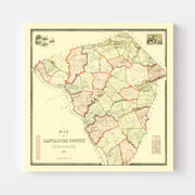map of Lancaster Cou