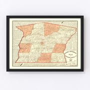 Anderson County Vintage Map 1877