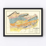 Wythe County Vintage Map 1890