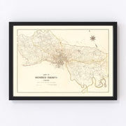 Henrico County Vintage Map 1901