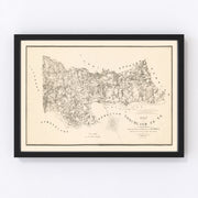 Goochland County Vintage Map 1863