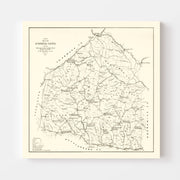 map of Lunenburg Cou