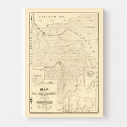 map of Columbia Co
