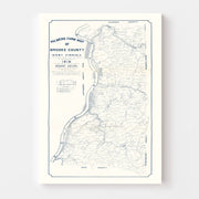 map of Brooke County