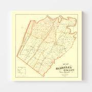 map of Berkeley Coun
